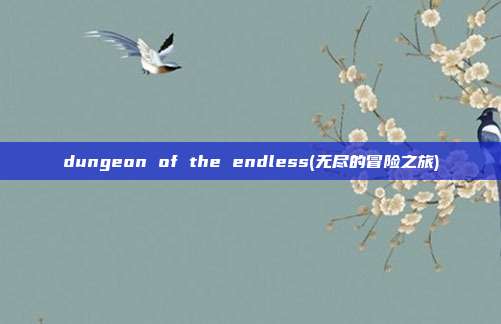 dungeon of the endless(无尽的冒险之旅)